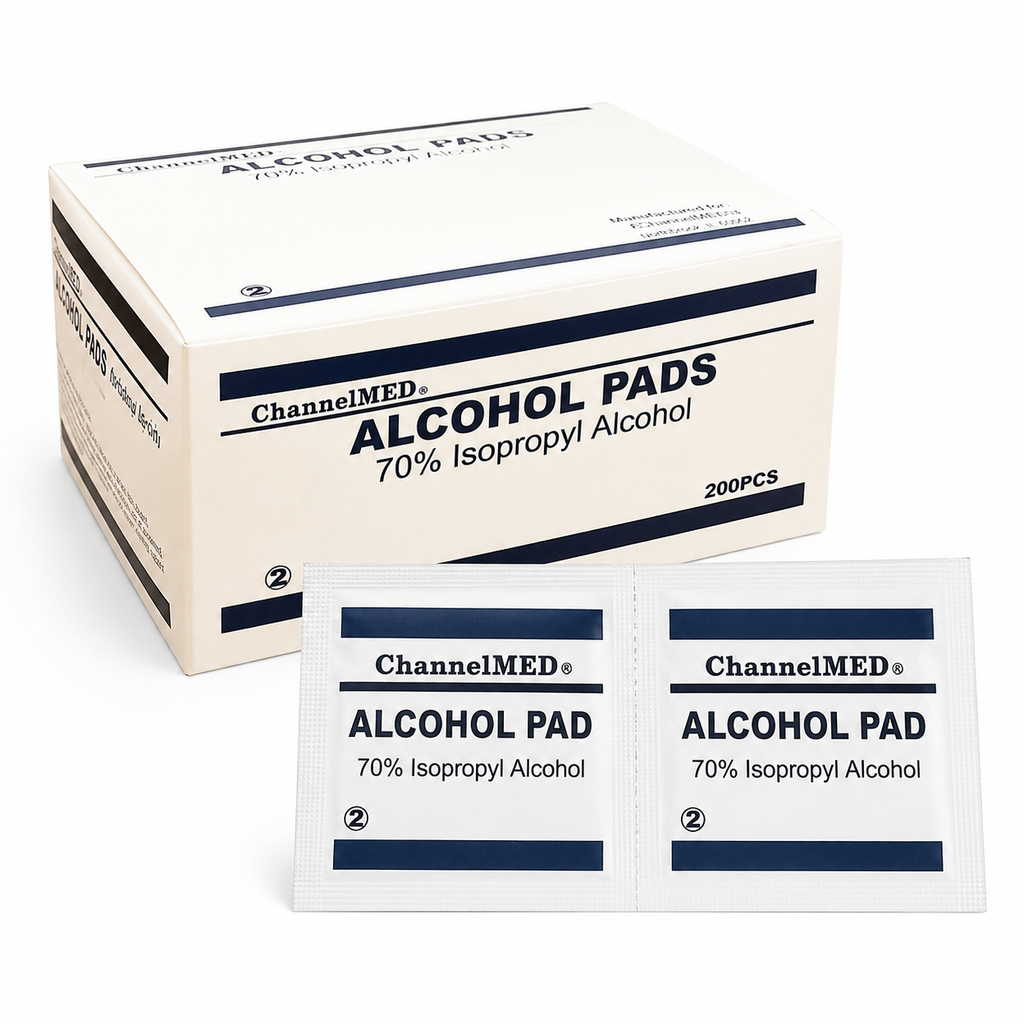 Alcohol Pads Swabs Alcohol Isopropílico 70% 2 Un ChannelMed