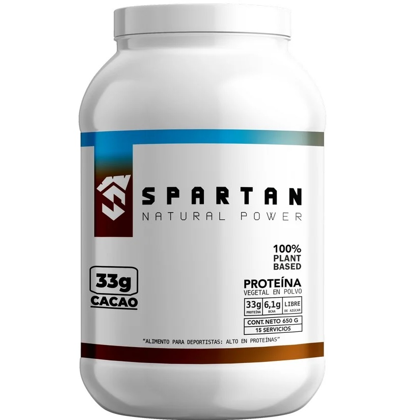 Proteina Vegetal Sabor Cacao Polvo 650 g Spartan