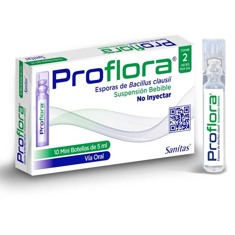 Proflora Suspensión Oral 10 Mini Botellas 5mL Sanitas