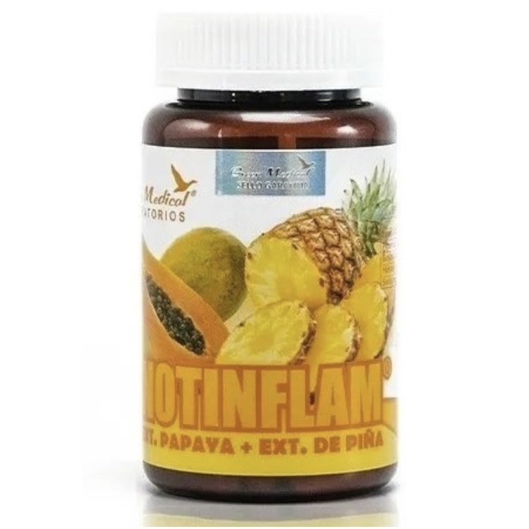 Notinflam (Papaya / Piña) 60 Cápsulas Green Medical