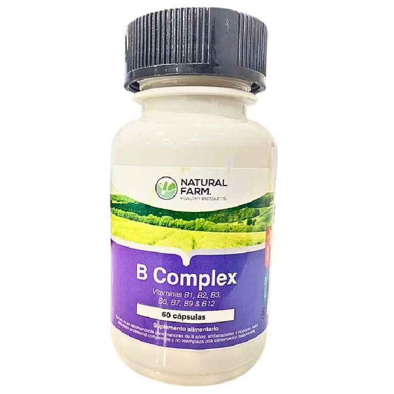 B-Complex (8 Vit.) 60 Cápsulas Natural Farm