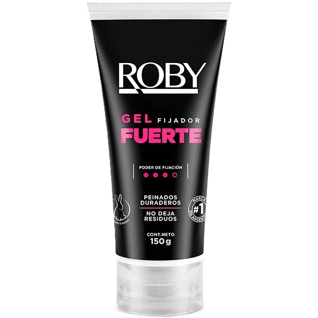 Roby 150 g Gel Capilar Fijador Peinados Durareros Lab. Cuenca