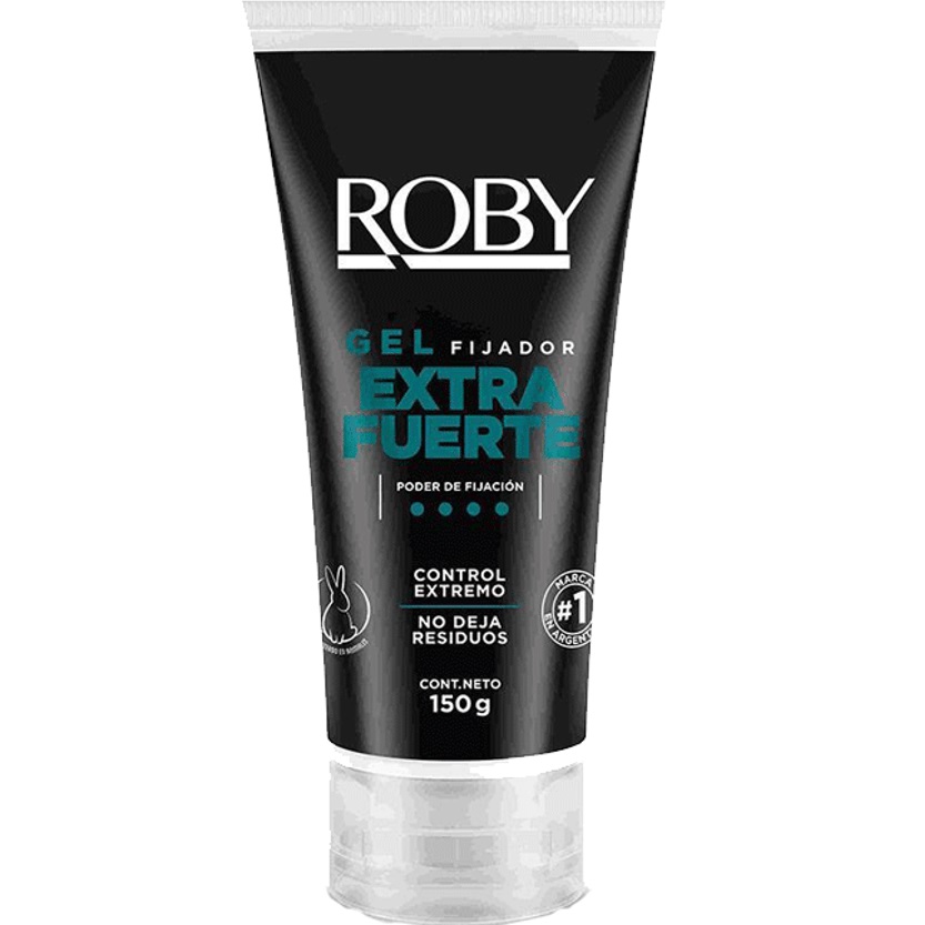 Roby 150 g Gel Capilar Fijador Extra Fuerte Control Extremo Lab. Cuenca