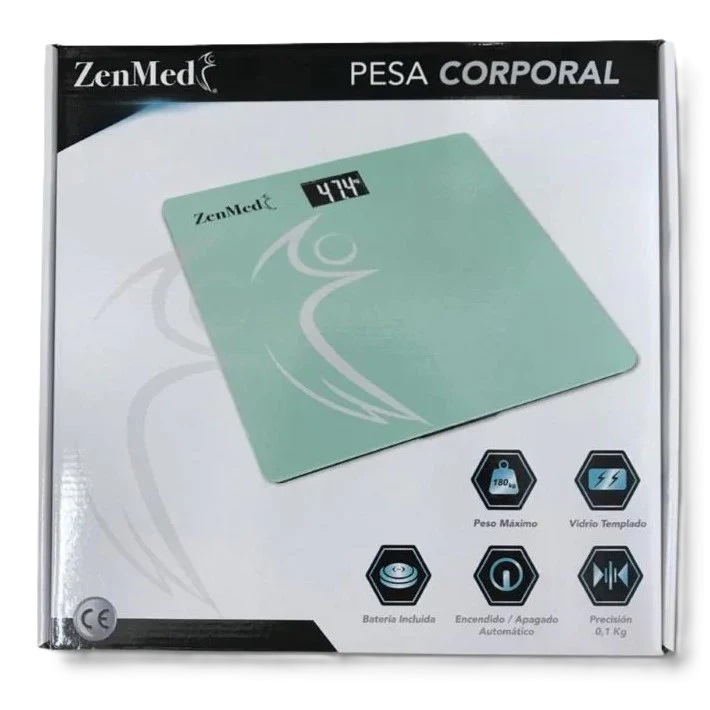 Pesa Corporal Digital Verde ZenMed