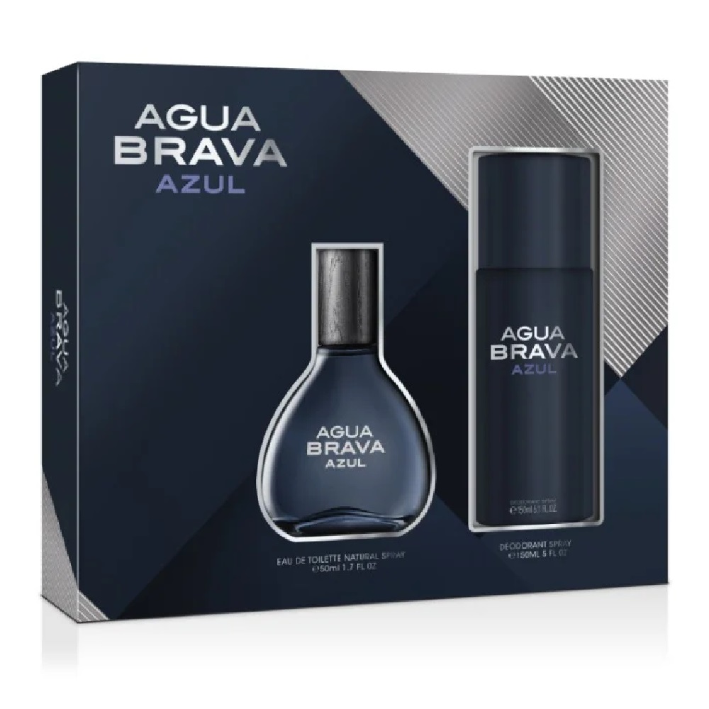Agua Brava Azul Spray 50 mL + Desodorante Spray 150 mL Puig