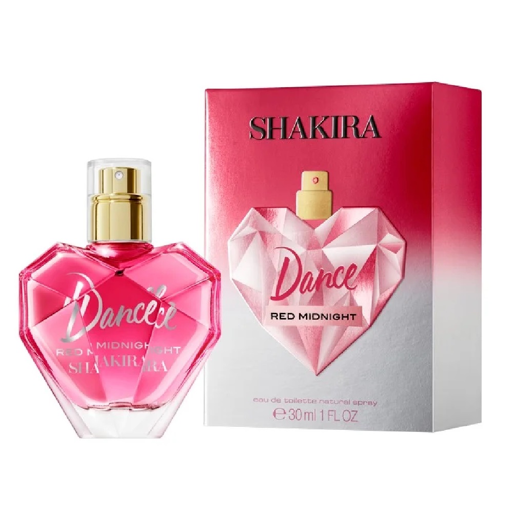 Shakira Dance Red Midnight Shaki Mini Collection Eau De Toilette 30 mL