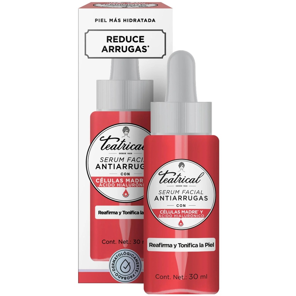 Teatrical Serum Facial Antiarrugas 30 mL Genomma Lab