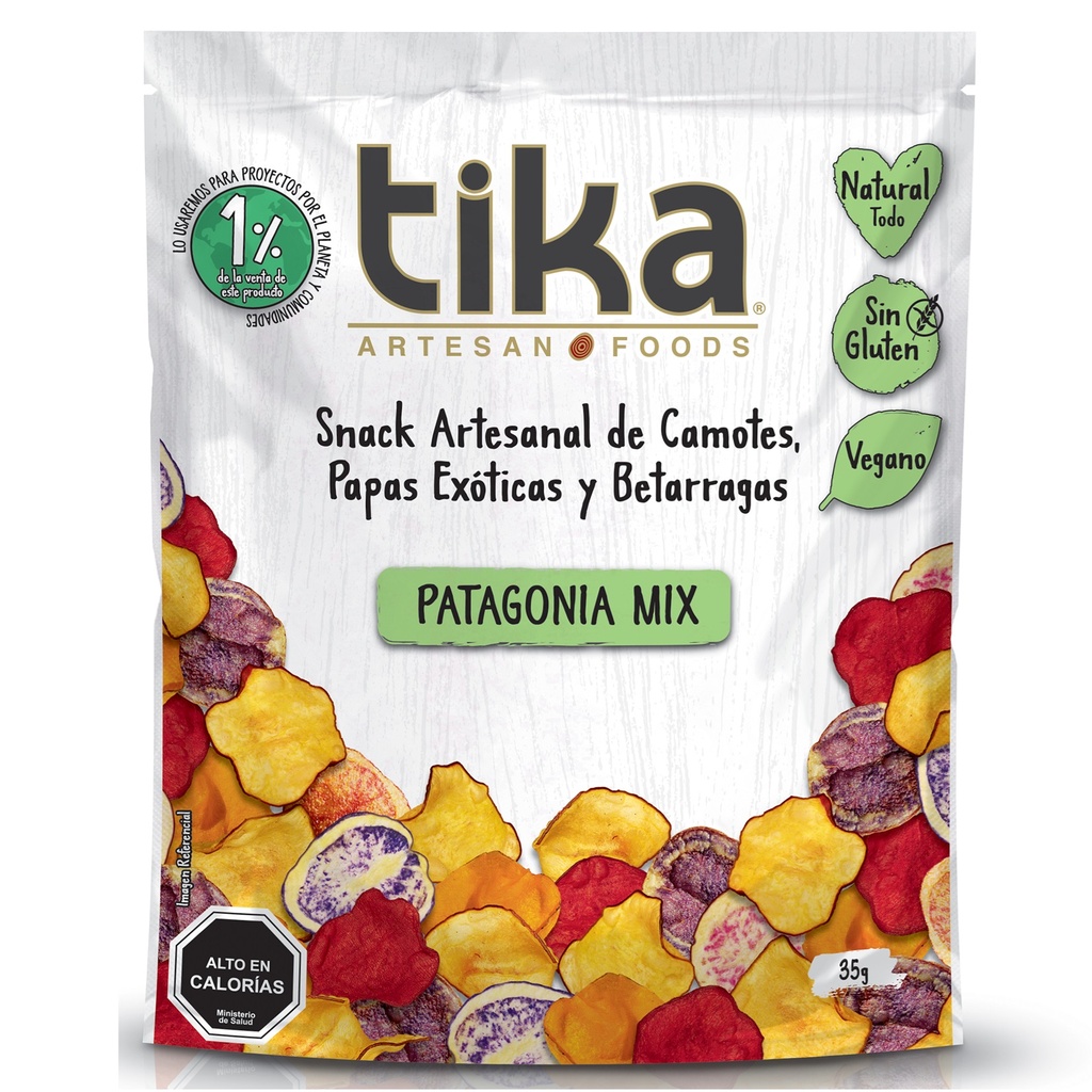 Tika Patagonia Mix Snack Artesanal Envase 35 g
