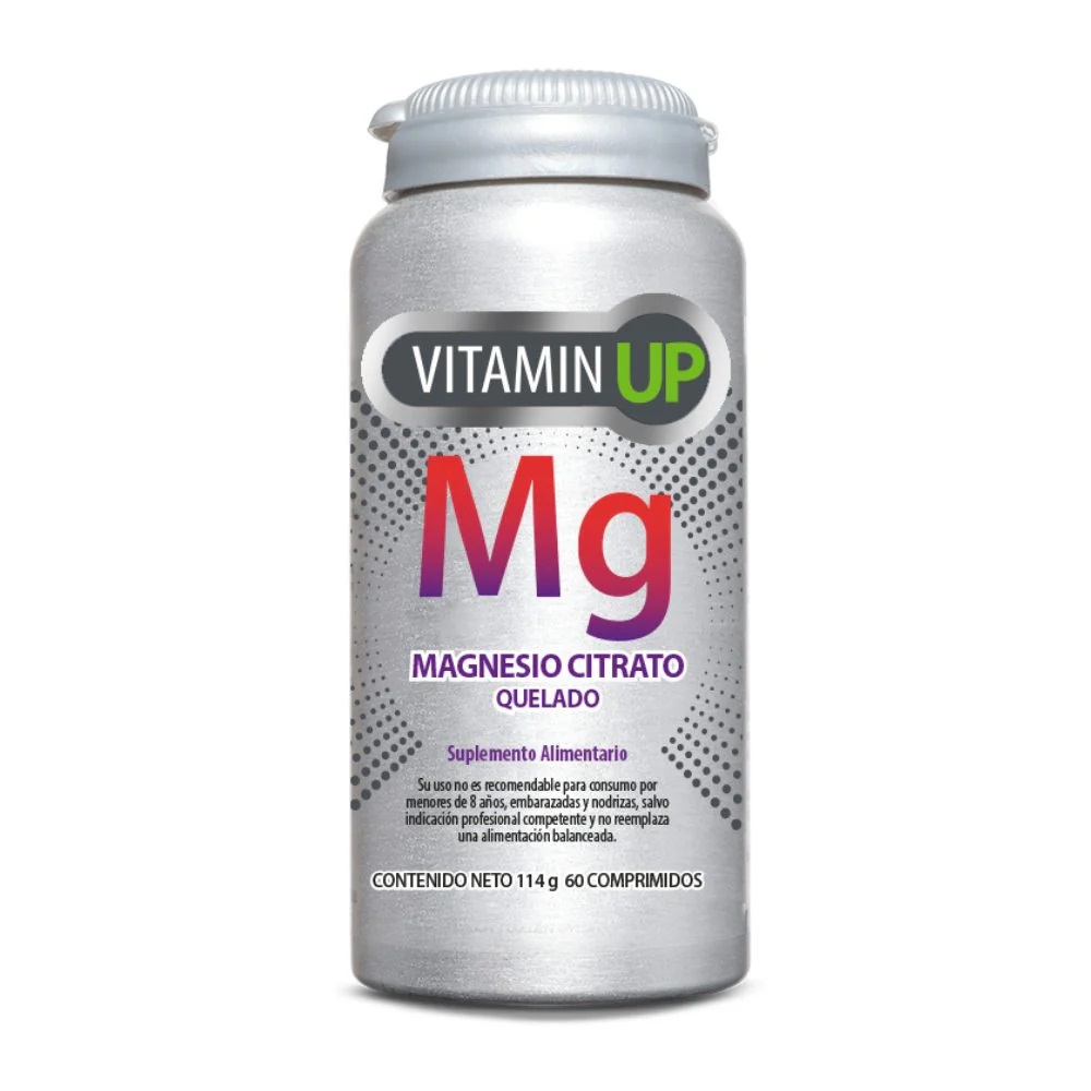 Vitamin UP Mg Magnesio Citrato Quelado 60 Comprimidos NewScience