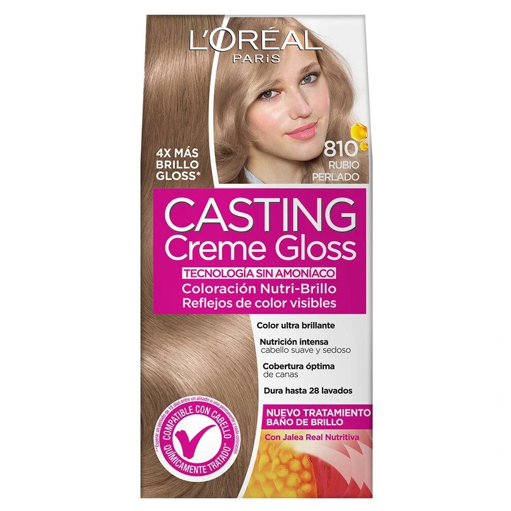 Casting Creme Gloss 810 Rubio Perlado Temporal L'oreal