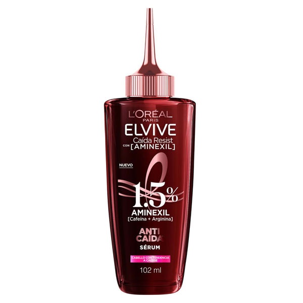 Elvive Serum Anticaída con Aminexil (Cafeína + Arginina) 102 mL L'oreal