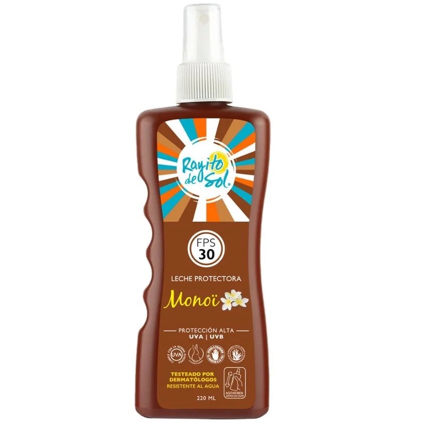 Rayito de Sol Leche Protectora Monoi FPS 30 Bloqueador 190 g Petrizzio