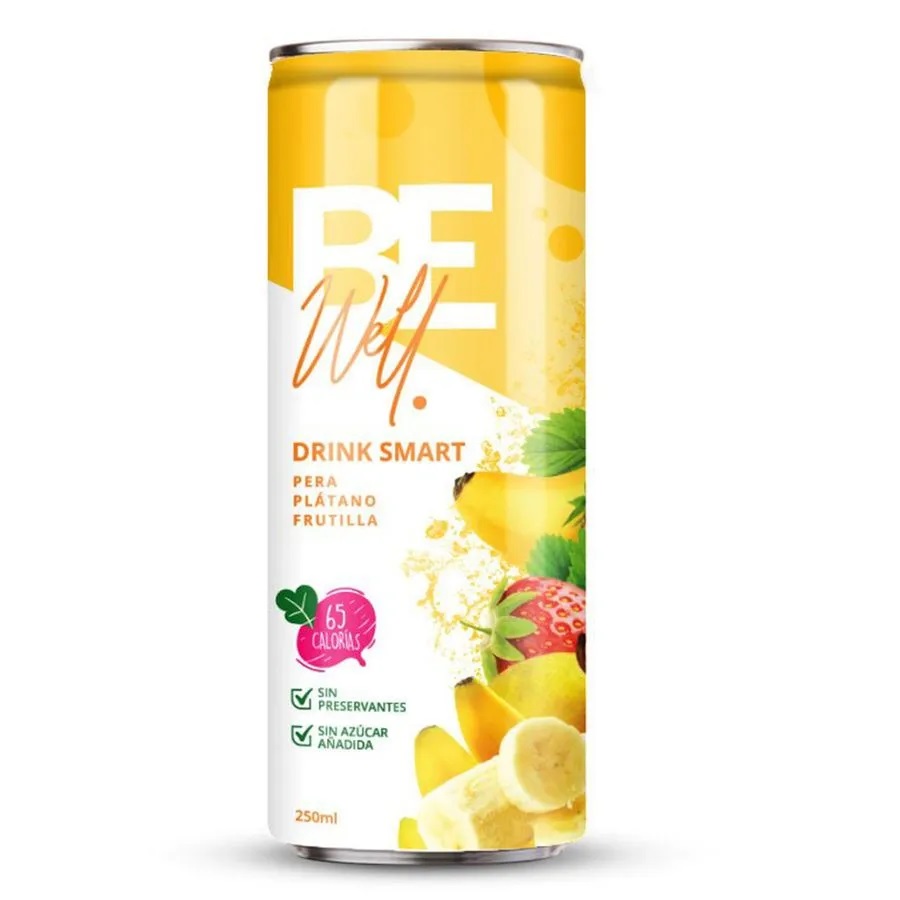 Be Well Pera Platano Frutilla 250mL