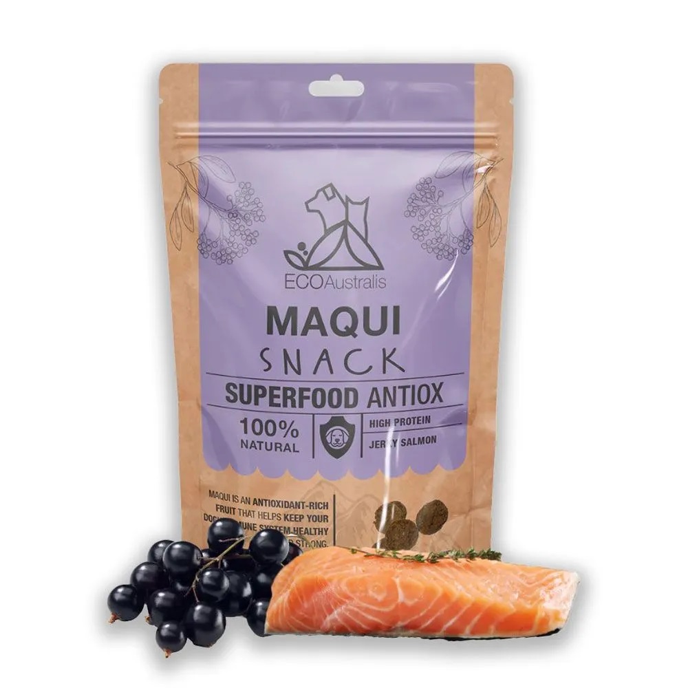 SuperFood Antiox Snack Maqui Salmón 80 g Eco Australis