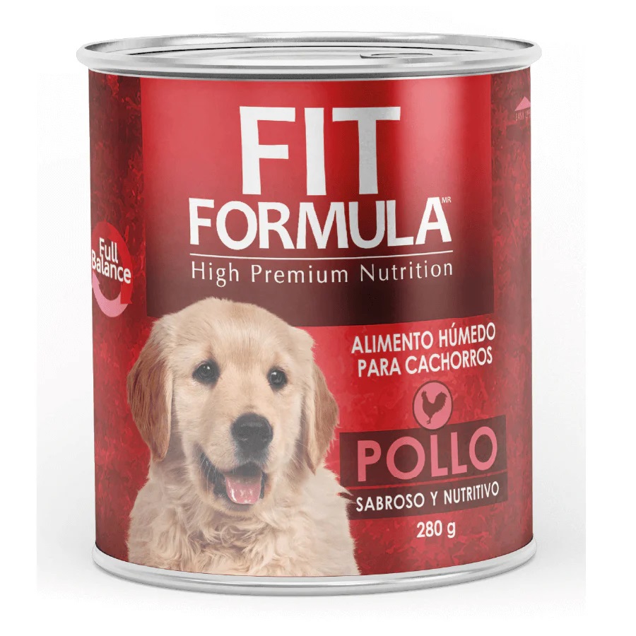 Fit Formula Perro Cachorro Alimento Húmedo Pollo Lata 280 g