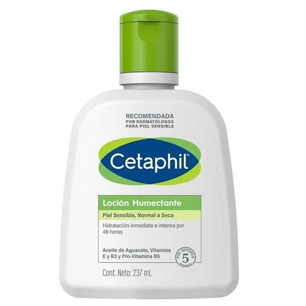 Cetaphil Loción Humectante Piel Sensible Normal a Seca 237 mL Galderma