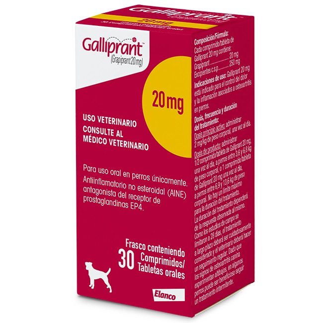 Galliprant 20 mg 30 Comprimidos Elanco
