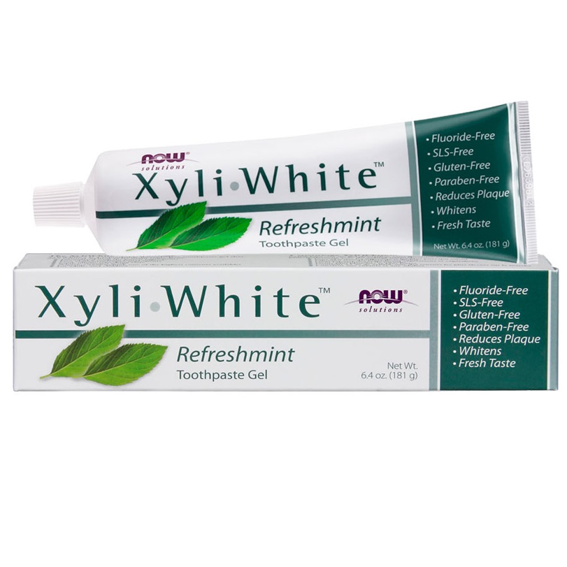 Xyli White Refreshmint Gel Dental Menta Fresca Sin Flúor 181 g Now