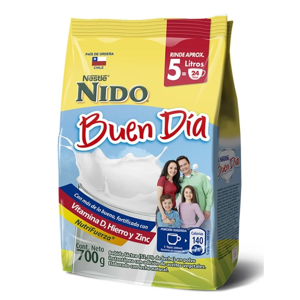 Nido Bebida Láctea Buen Día Semidescremada 700 g Nestlé