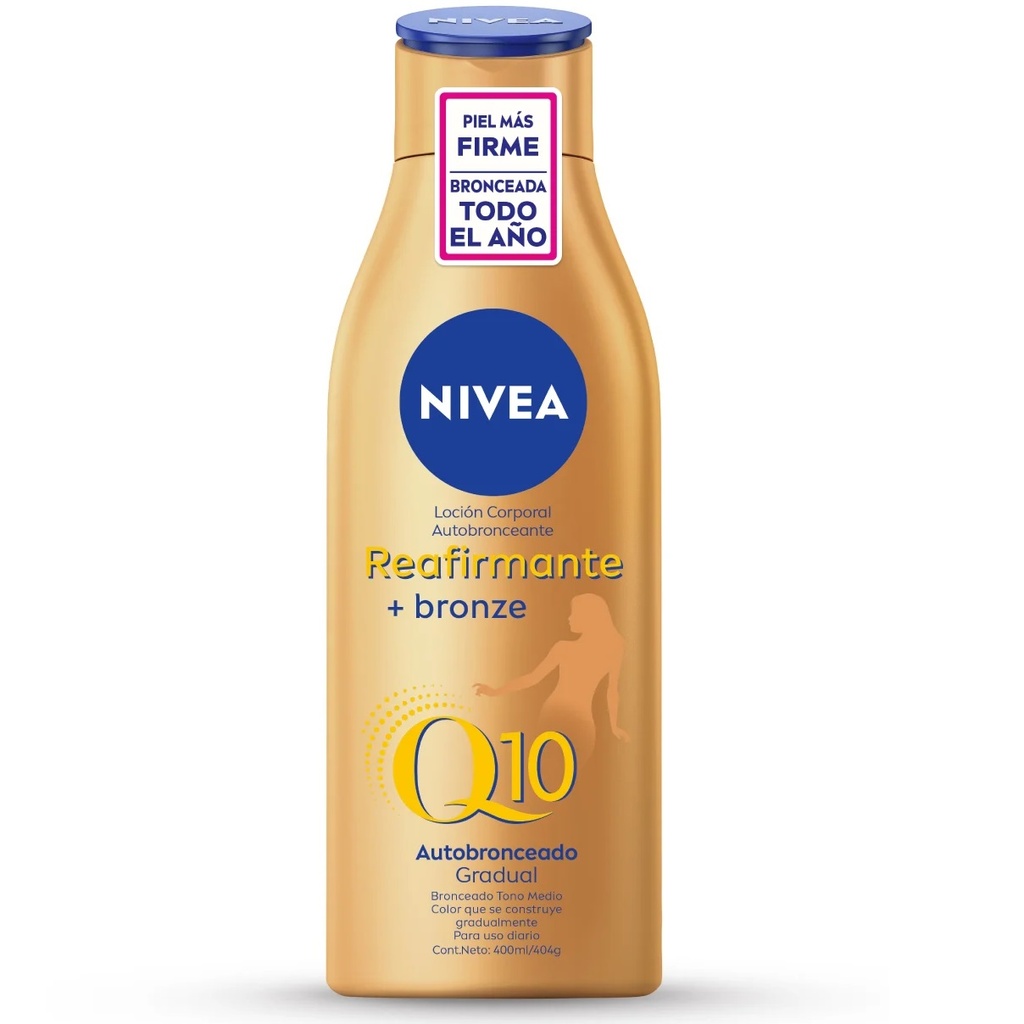 Nivea Loción Corporal Q10 Reafirmante y Autobronceante 400 mL Beiersdorf
