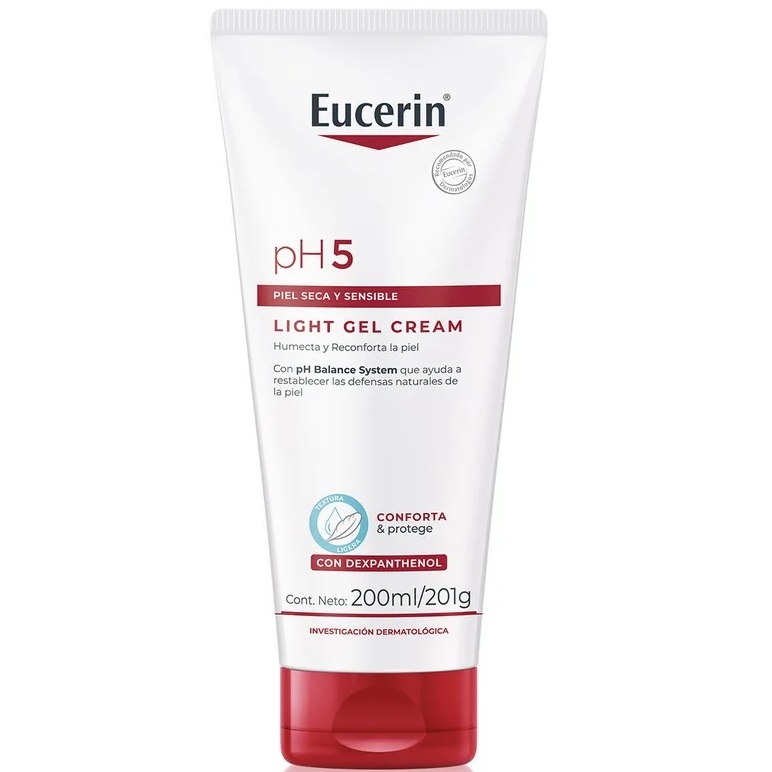 pH5 Gel Crema Light Piel Seca y Sensible 200 mL Eucerin