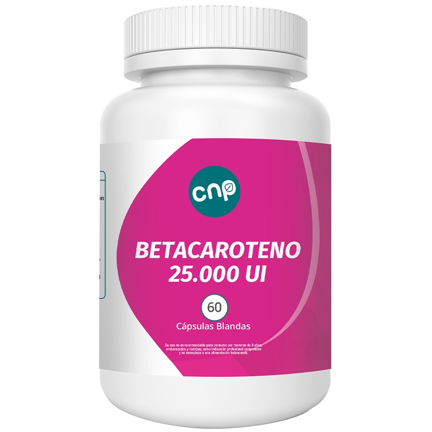Betacaroteno 25000 UI 60 Cápsulas Blandas Cnp