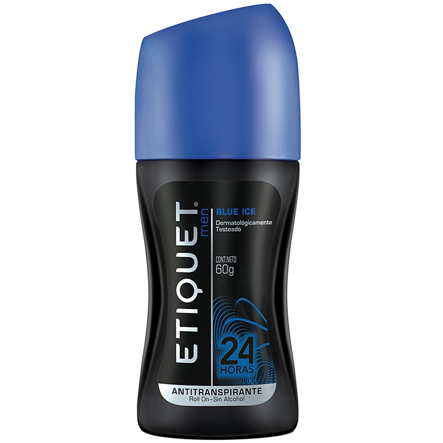 Etiquet Men Blue Ice 24 h Antitranspirante Roll-On 60 g GSK
