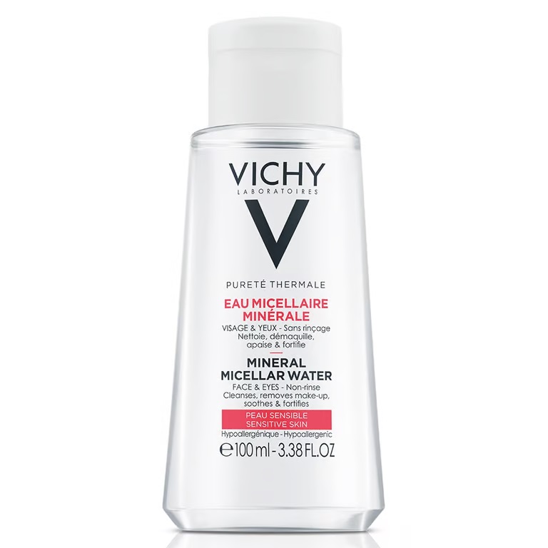 Pureté Thermale Agua Micelar Mineral Desmaquillante Rostro y Ojos Piel Sensible 100 mL Vichy