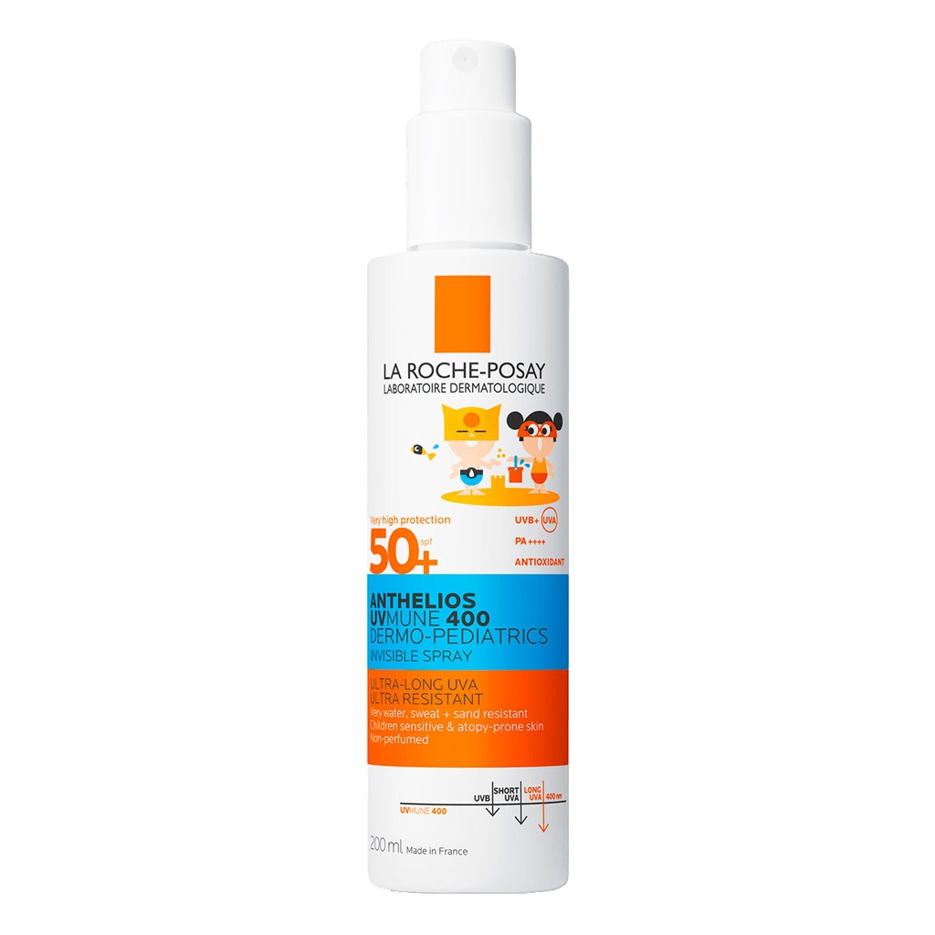 Anthelios UVMune 400 Dermo-Pediatrics Invisible Spray FPS 50+ 200 mL La Roche-Posay