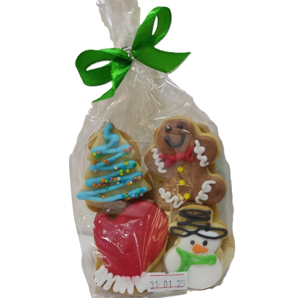 Bolsa de Galletitas de Navidad Artesanales