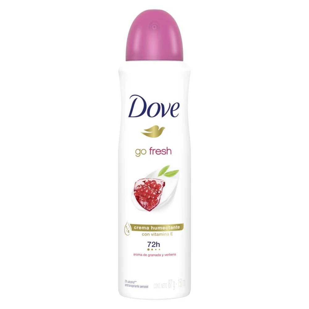 Dove Go Fresh Granada y Verbena Antitranspirante Spray 150 mL