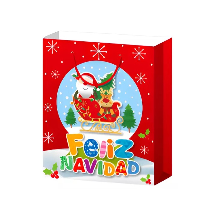 Bolsa de Regalo Navidad Pequeña 15x12x6 cm