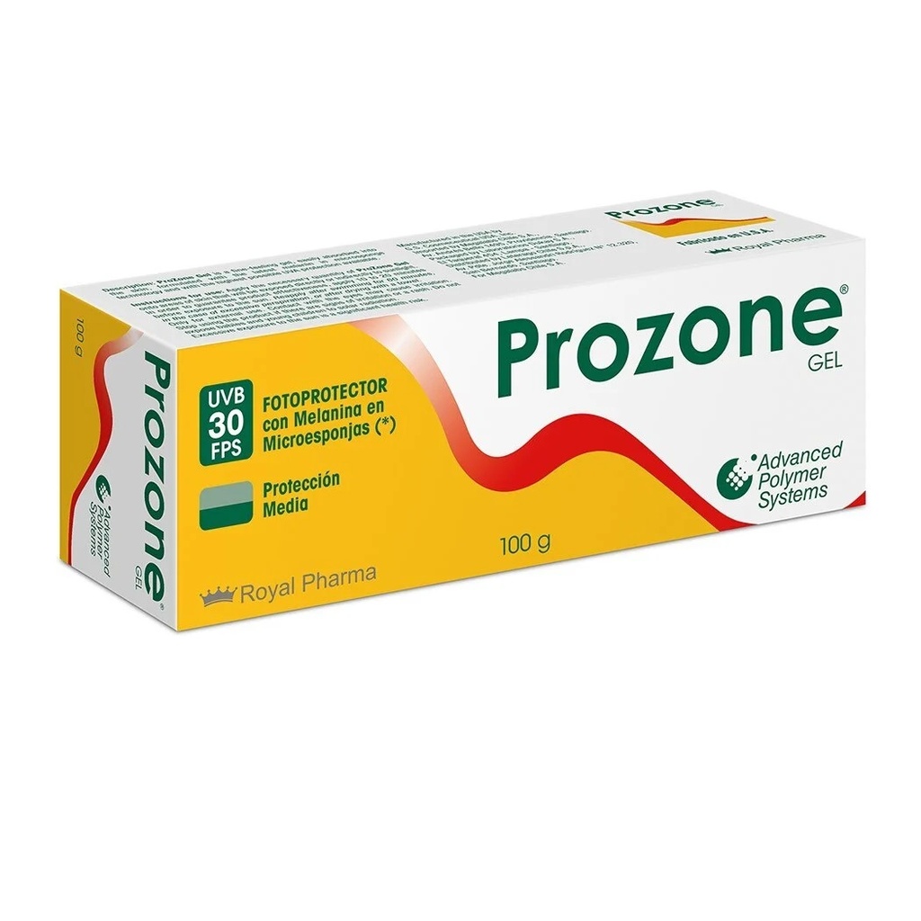 Prozone Gel FPS 30 Bloqueador con Melanina Gel 100 g Royal Pharma