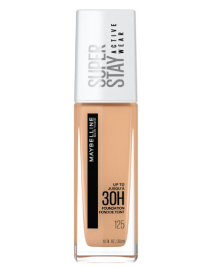Maybelline Super Stay Active Wear 30 Horas Base de Maquillaje 125 Nude Beige 30 mL