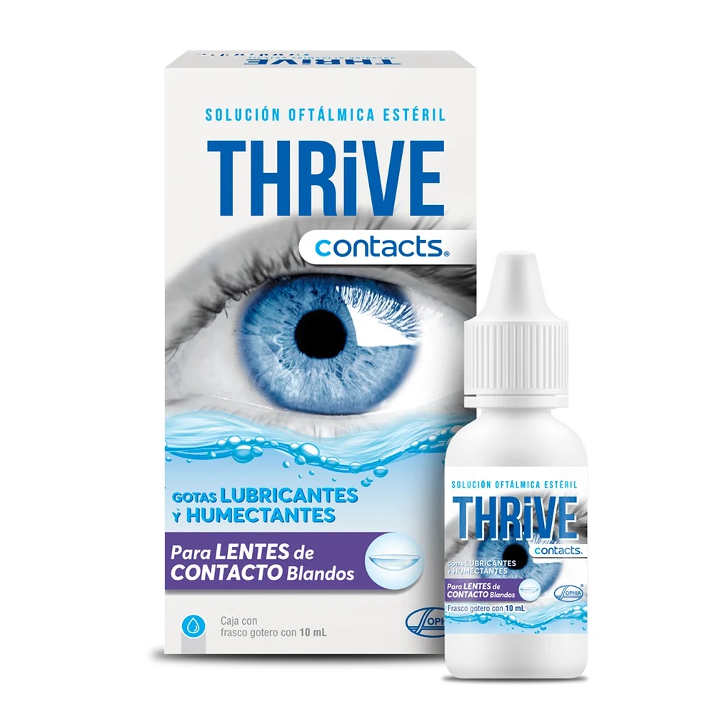 Thrive Contacts Gotas Lubricantes Lentes de Contacto 10 mL Sophia