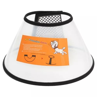 Collar Isabelino Con Velcro 11 cm Talla S Perro Pet Protection Cover