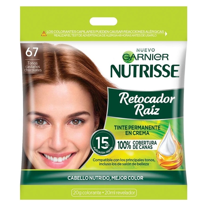 Garnier Nutrisse Retocador de Raíz 67 Castaños Chocolates