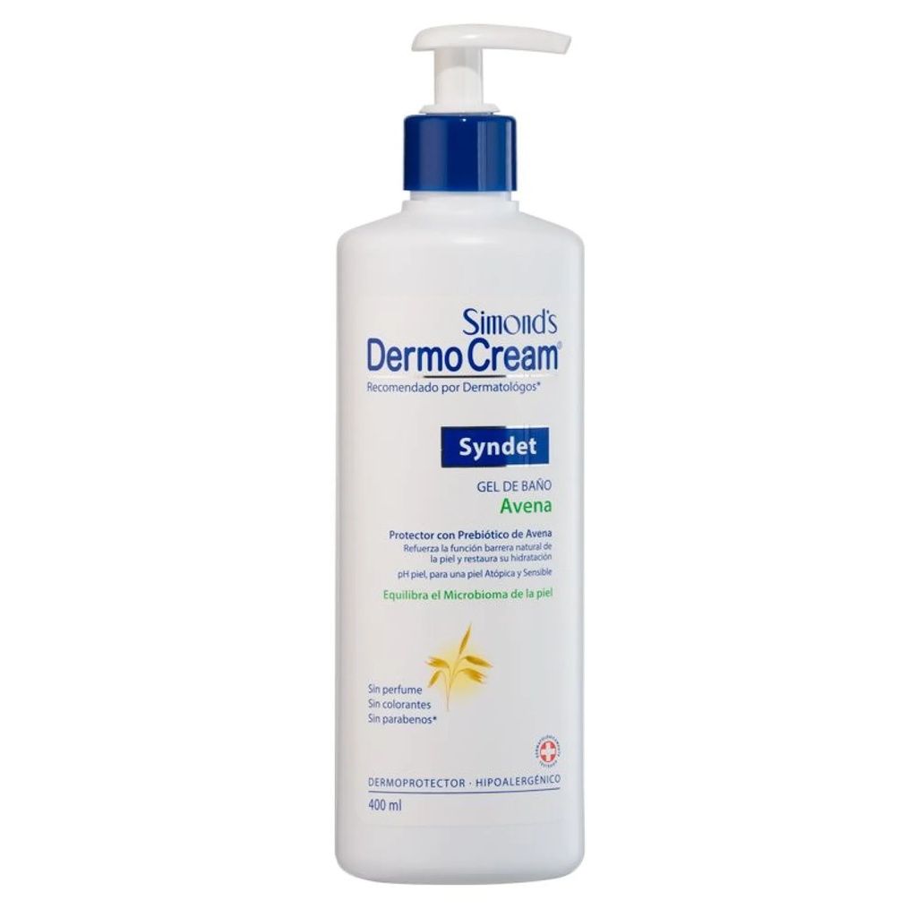 Simond's Dermocream Syndet Gel de Baño Avena 400 mL Durandin