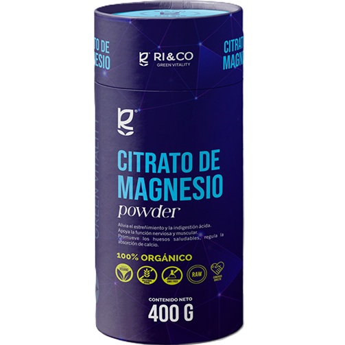 Citrato de Magnesio Polvo para Solución Oral 400 g Ri&Co