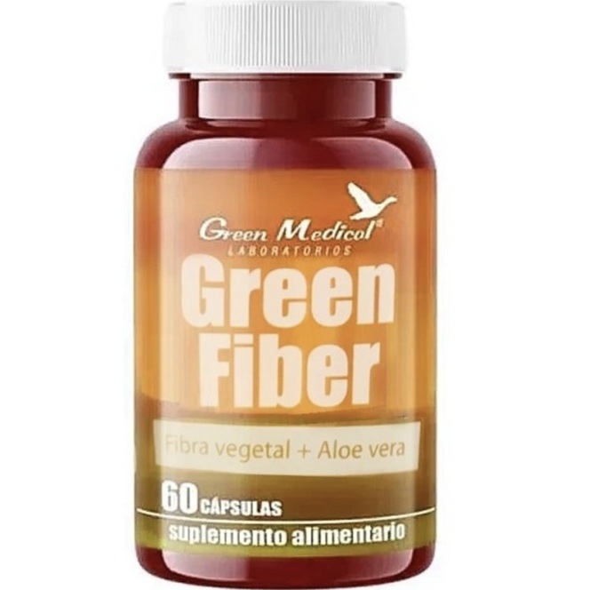 GreenFiber Fibra Vegetal + Aloe Vera 60 Cápsulas Green Medical