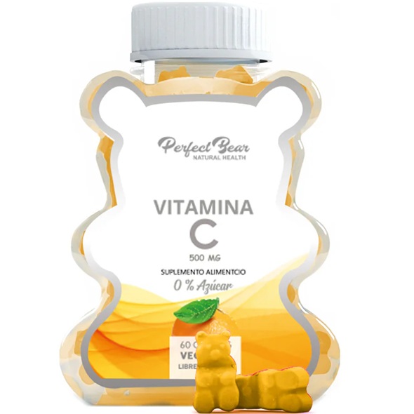 Vitamina C 500 mg 60 Gomitas Perfect Bear
