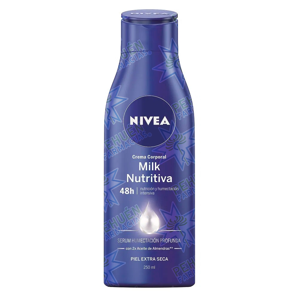 Nivea Body Milk Nutritiva Crema Corporal Piel Extra Seca 250 mL Beiersdorf