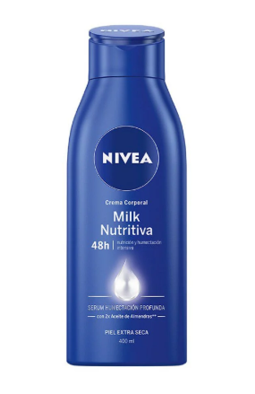 Nivea  Crema Corporal Milk Nutritiva Piel Extra Seca 400 mL Beiersdorf