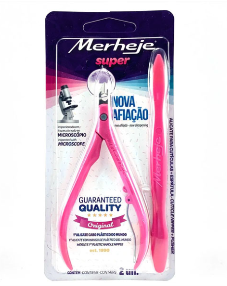 Merheje Alicate Cutículas + Pinza Cejas