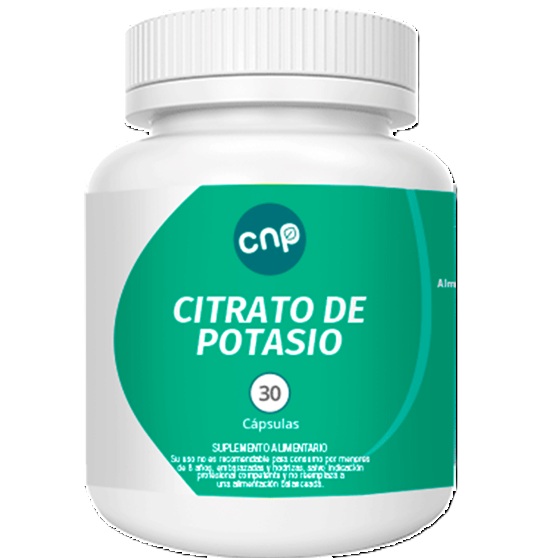 Citrato de Potasio 600 mg 30 Cápsulas Cnp