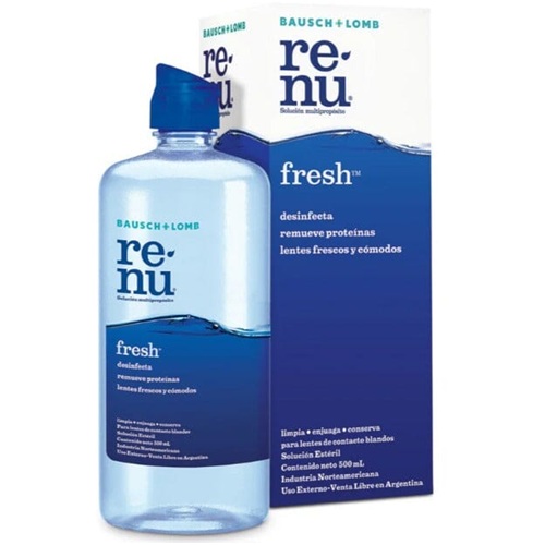 Renu Fresh Solución Multipropósito Lentes de Contacto 500 mL Bausch & Lomb