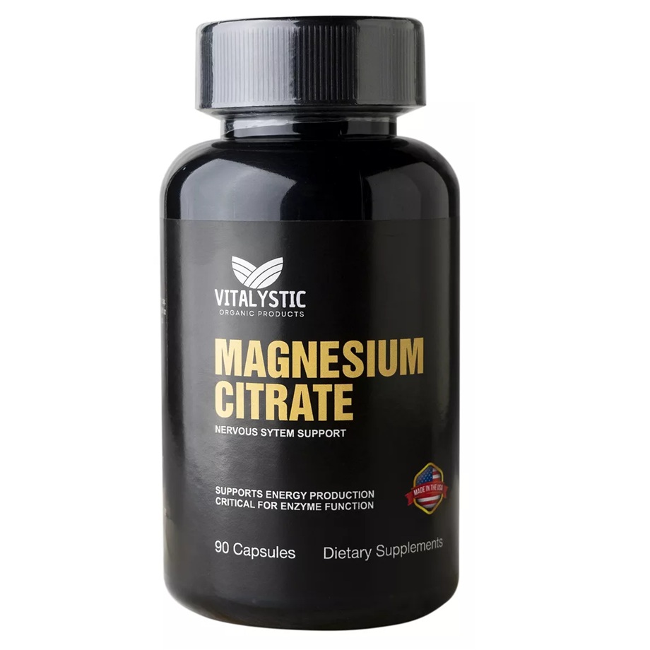 Citrato de Magnesio 500 mg 90 Cápsulas Vitalystic