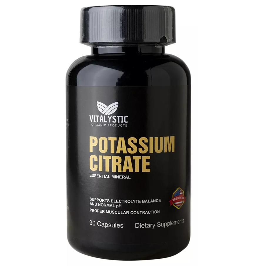 Citrato de Potasio 90 Cápsulas Vitalystic