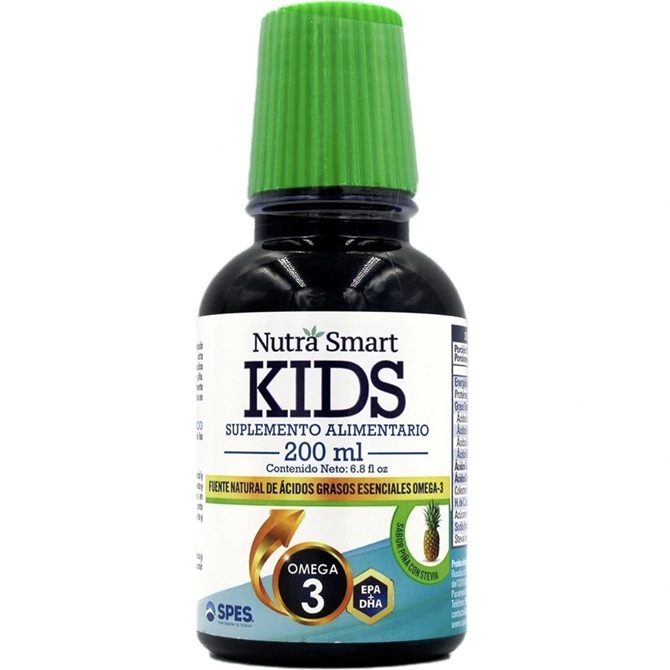 Nutra Smart Kids Omega 3 Solución Oral Sabor Piña 200 mL Spes