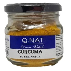 Cúrcuma Polvo Frasco 80 g Q-NAT
